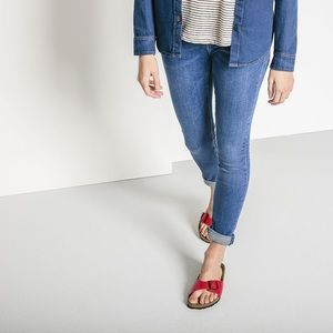 BIRKENSTOCK Madrid Burko-Flor Patent Pink